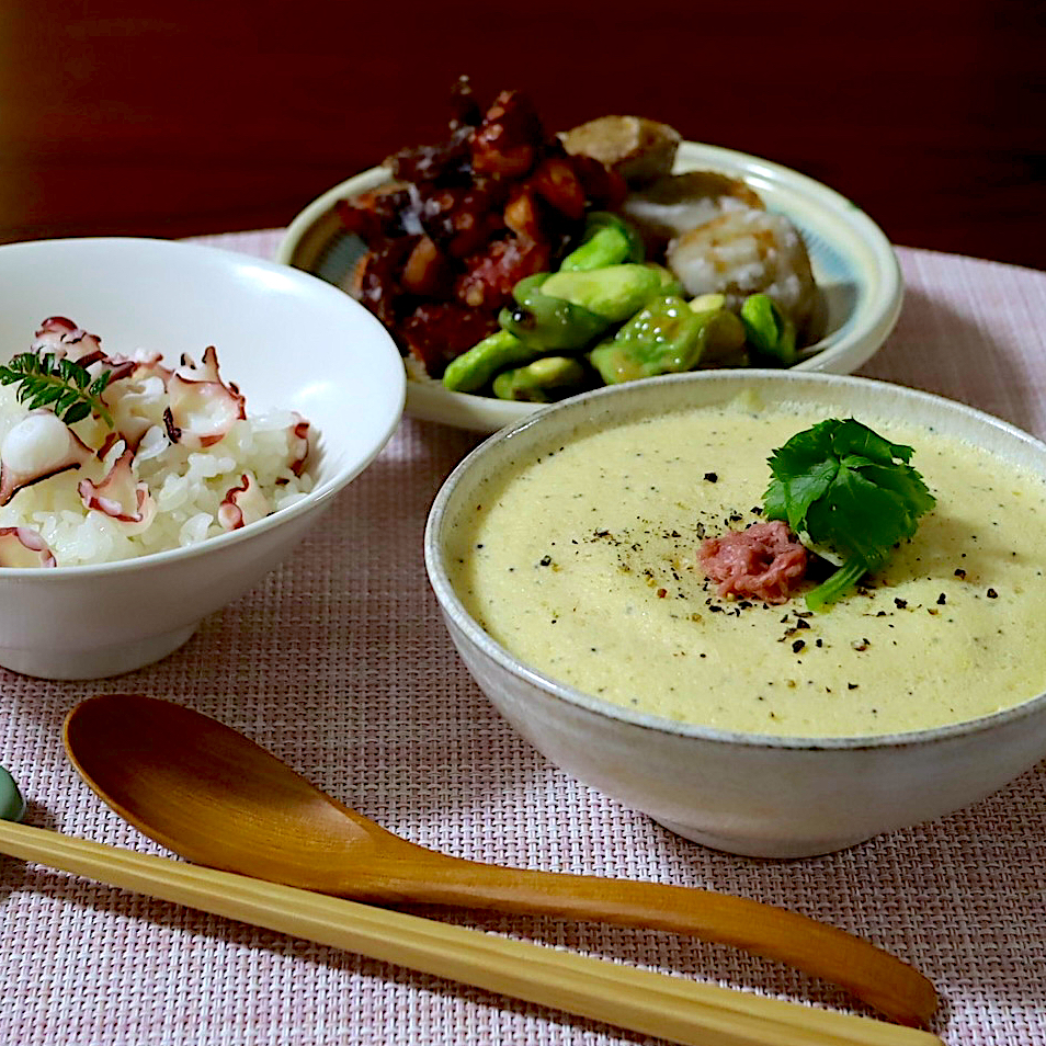 江戸時代のレシピ　定家卵と桜飯